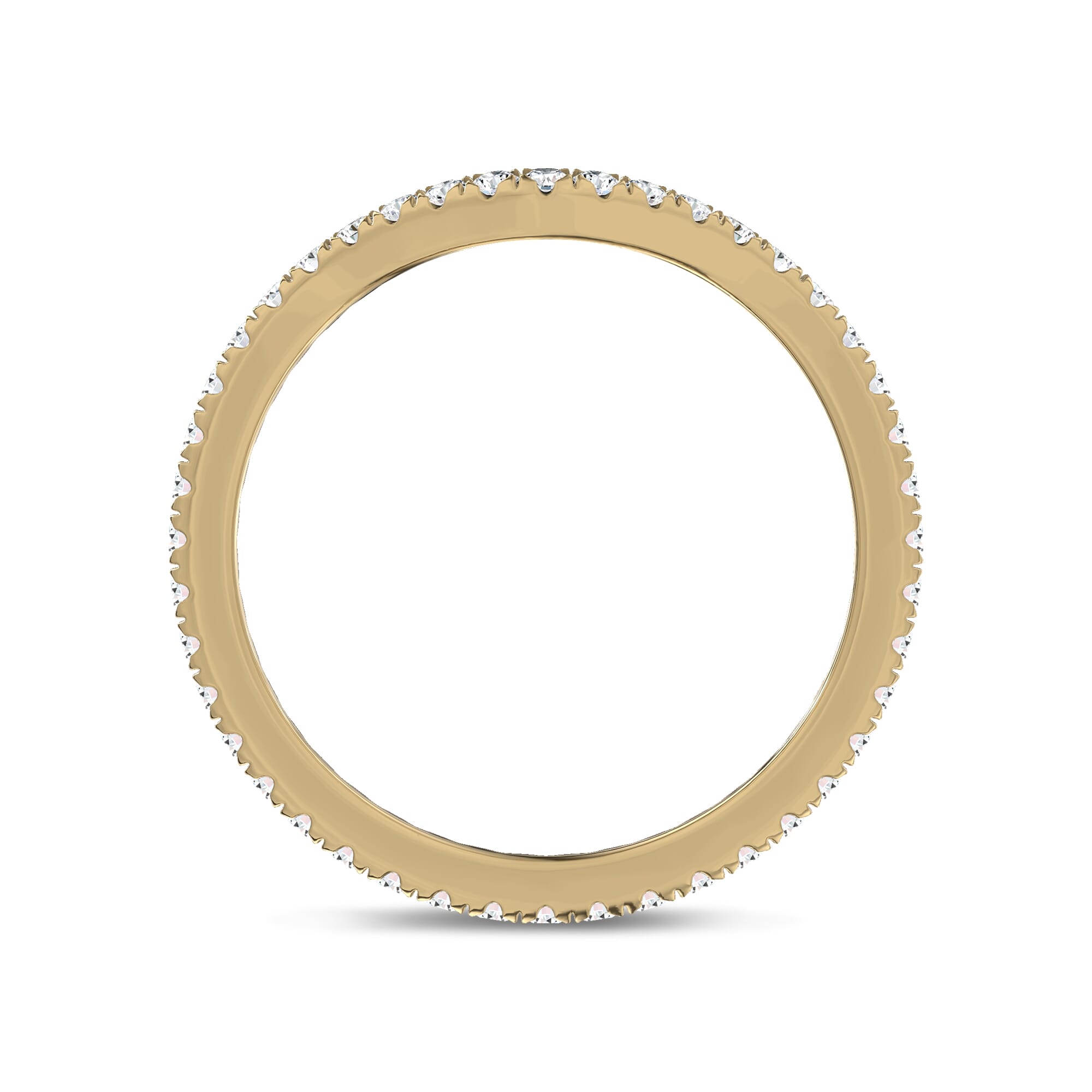 Boda Curved Diamond Eternity Band (1.5mm)