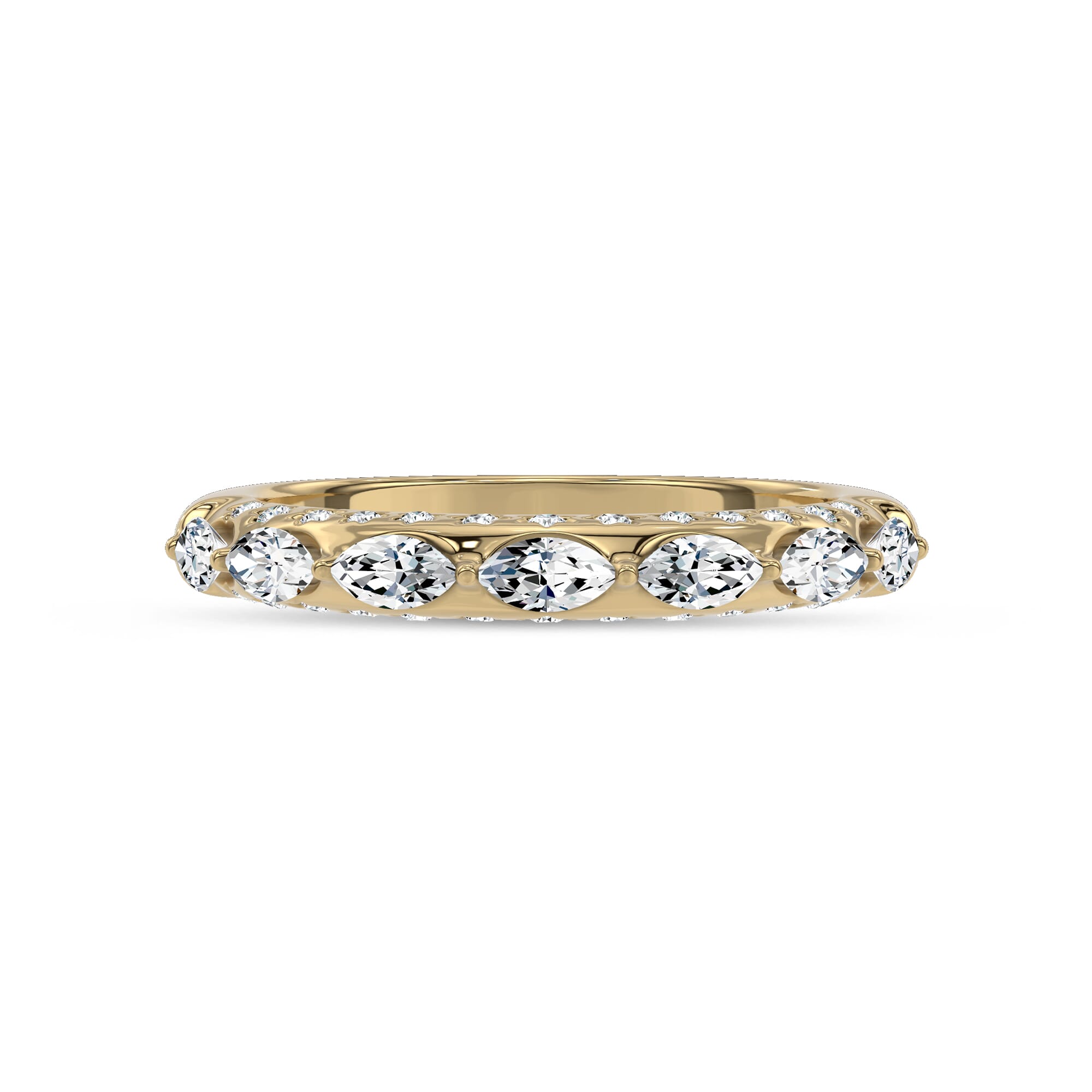 Fireworks Marquise Diamond Band
