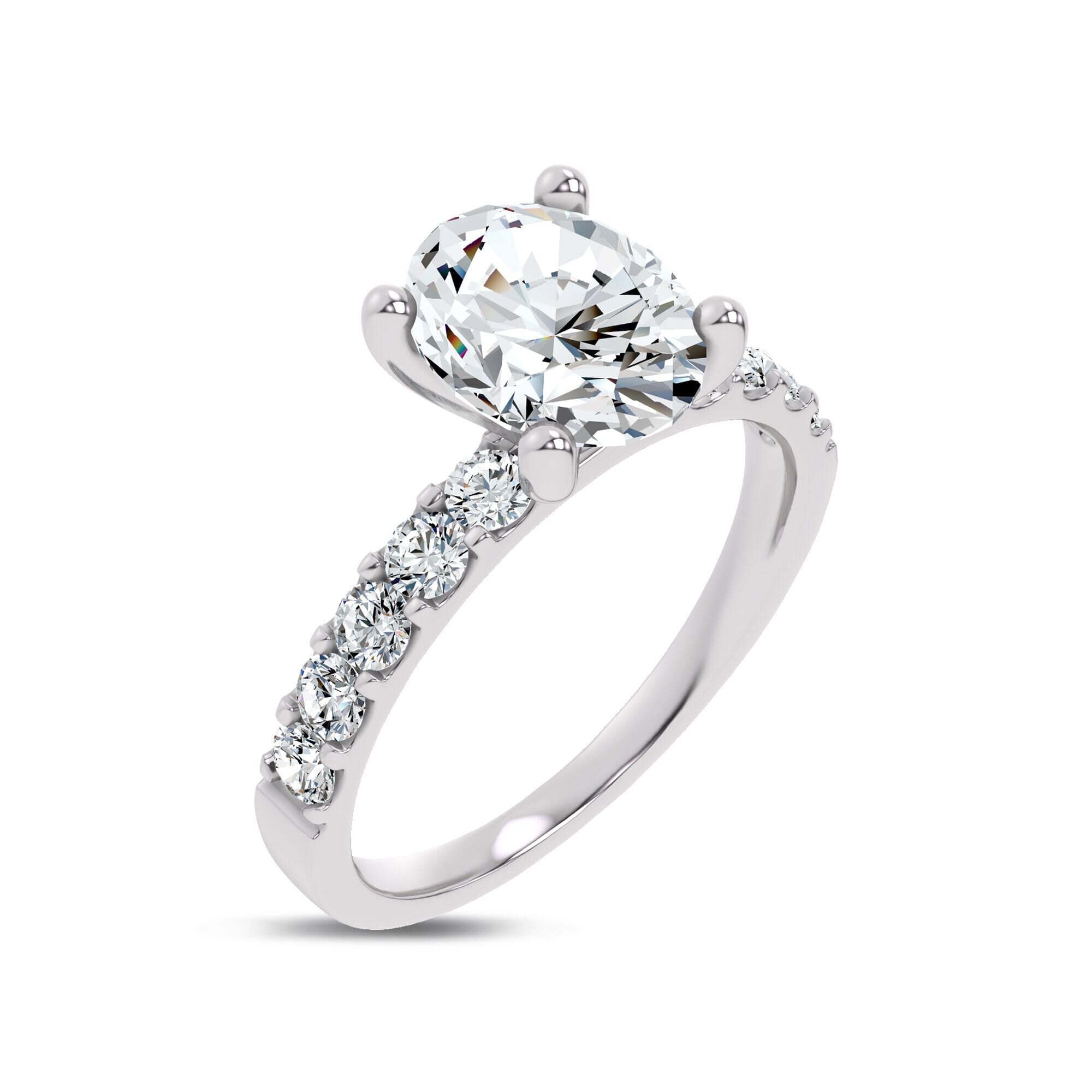14K White Gold Jules Classic Lab Engagement Ring (1/2ct. tw.)