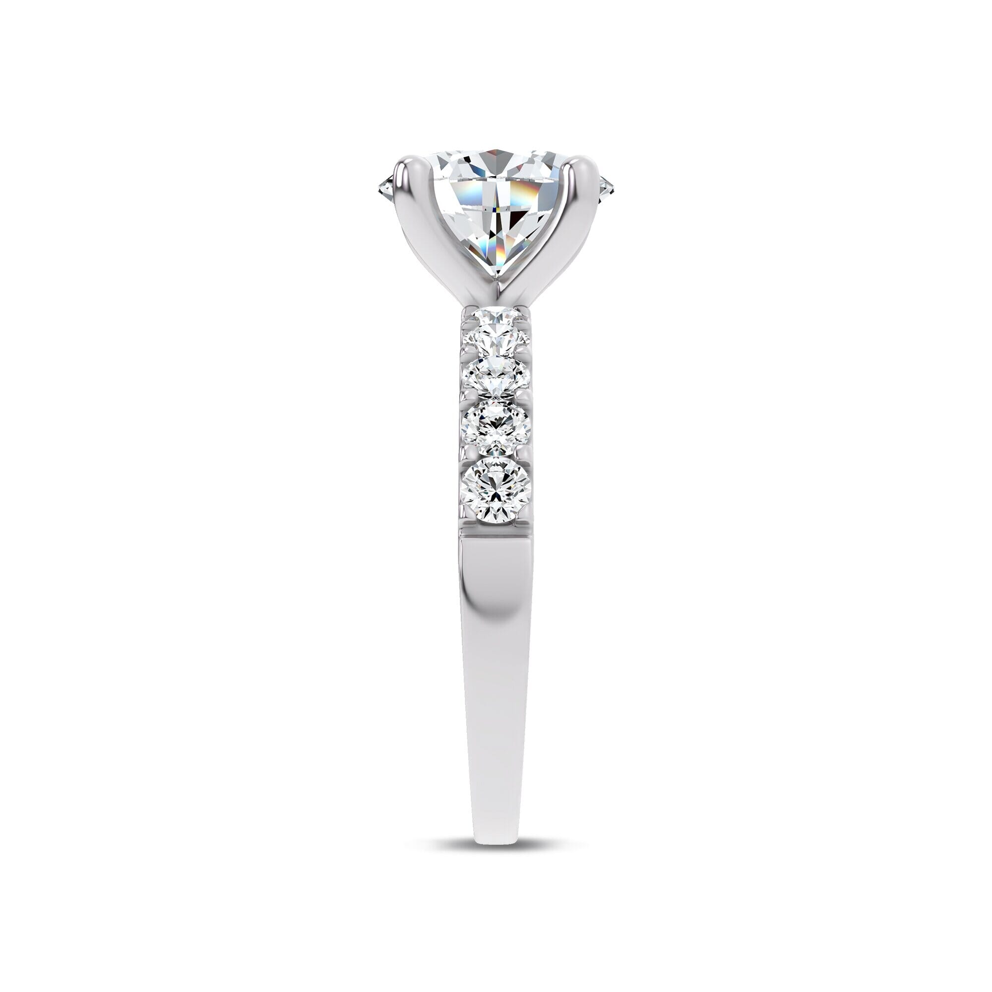 14K White Gold Jules Classic Lab Engagement Ring (1/2ct. tw.)