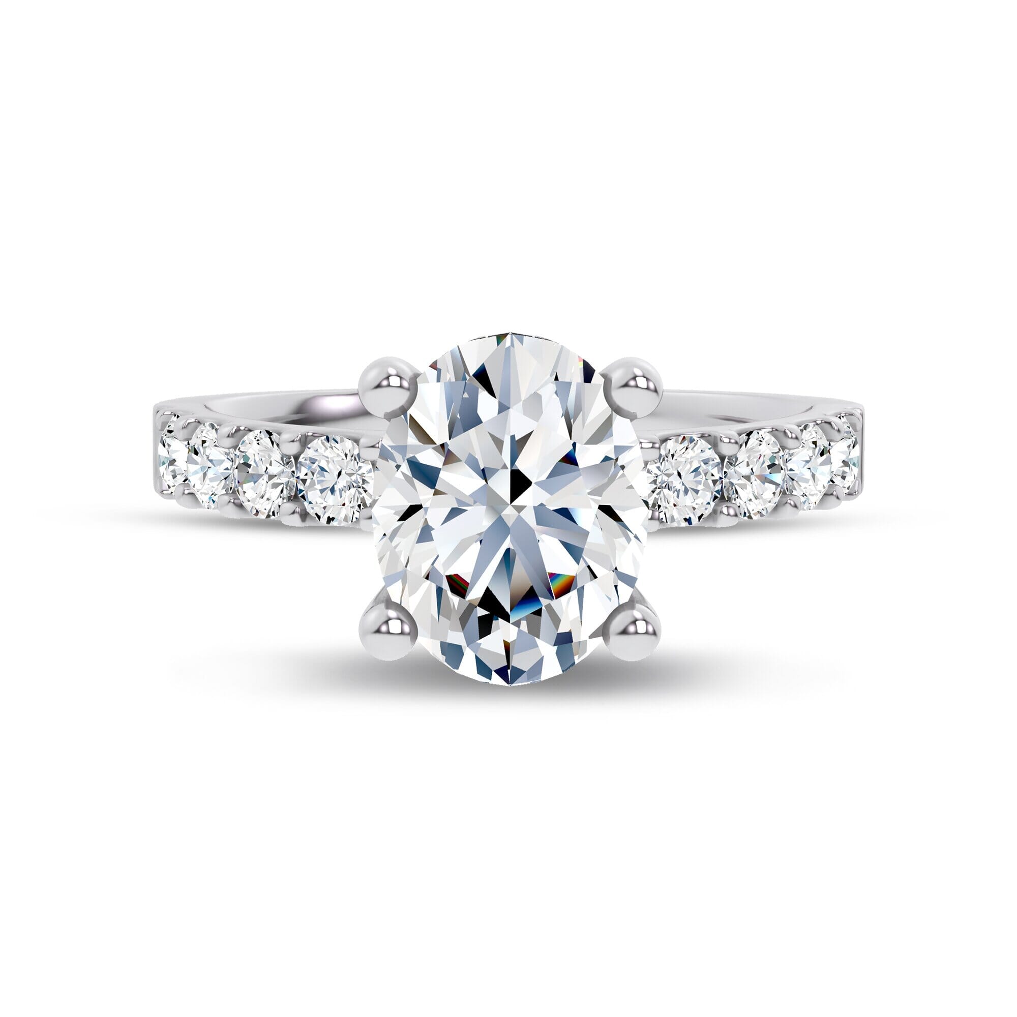 14K White Gold Jules Classic Lab Engagement Ring (1/2ct. tw.)