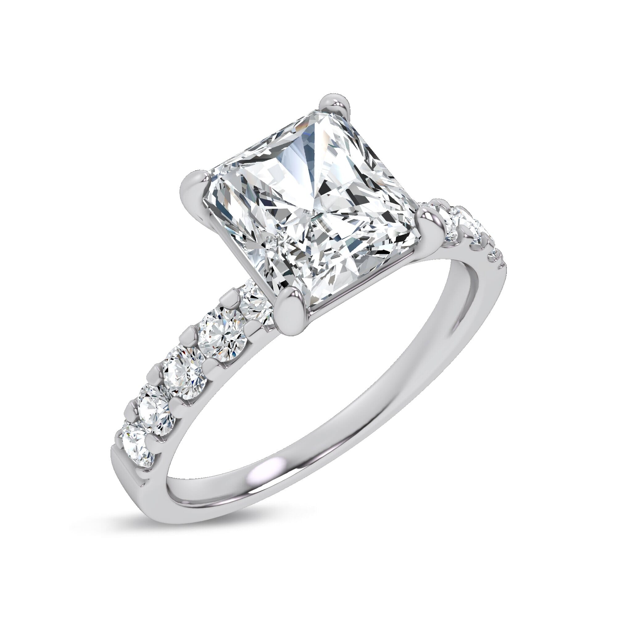 14K White Gold Jules Classic Lab Engagement Ring (1/2ct. tw.)