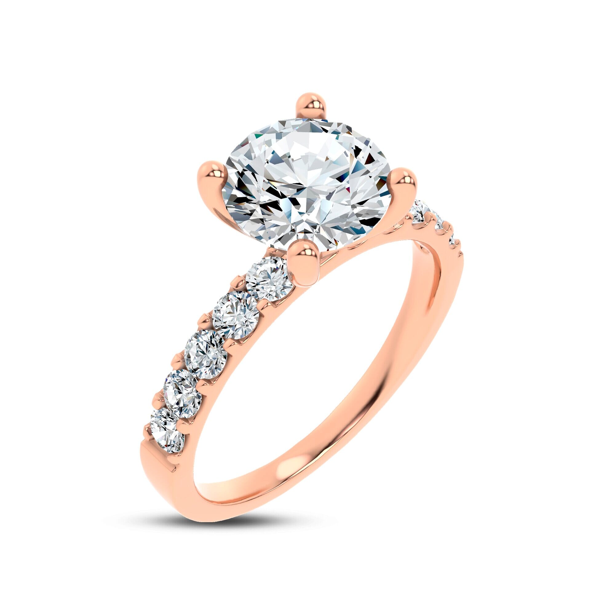18K Rose Gold Jules Classic Lab Engagement Ring (1/2ct. tw.)