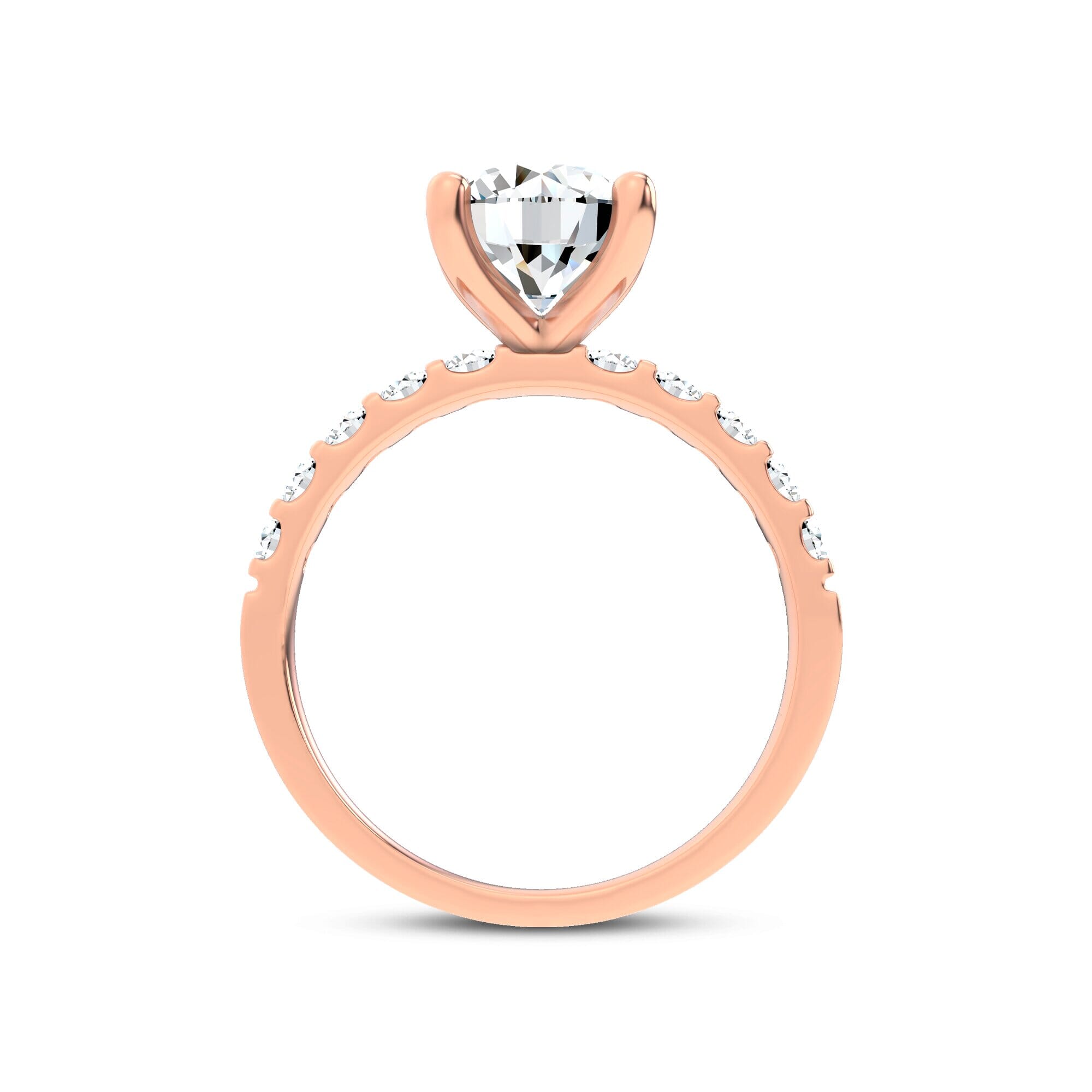18K Rose Gold Jules Classic Lab Engagement Ring (1/2ct. tw.)